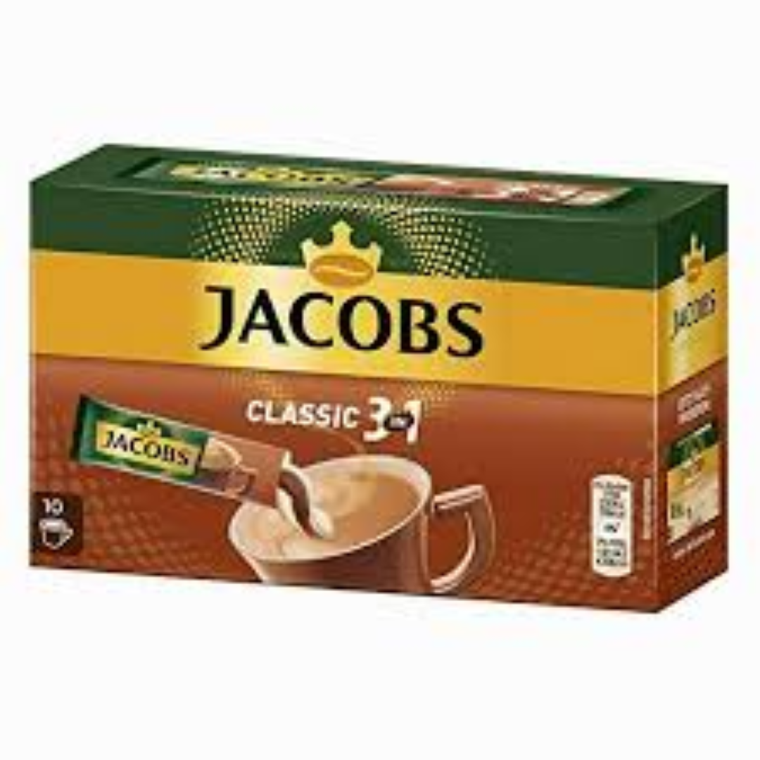 JACOBS INSTANT 3 IN 1 COFFEE STICK 10X18G
